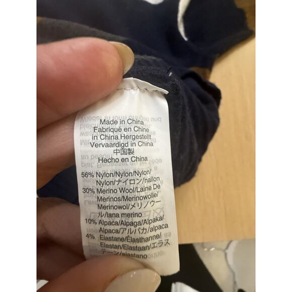 Madewell Inland Striped Turtleneck Sweater in Coziest Yarn Size Large 2410 - Picture 9 of 10